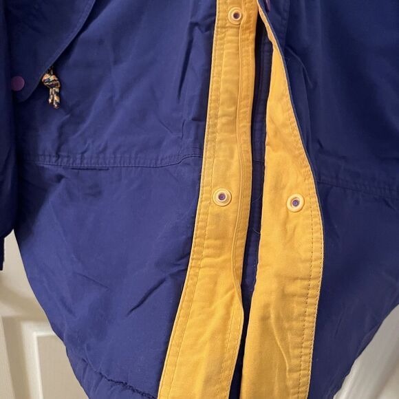 Patagonia Kids Guide Parka Insulated Jacket Blue Yellow Boys Size 10 - Picture 10 of 16